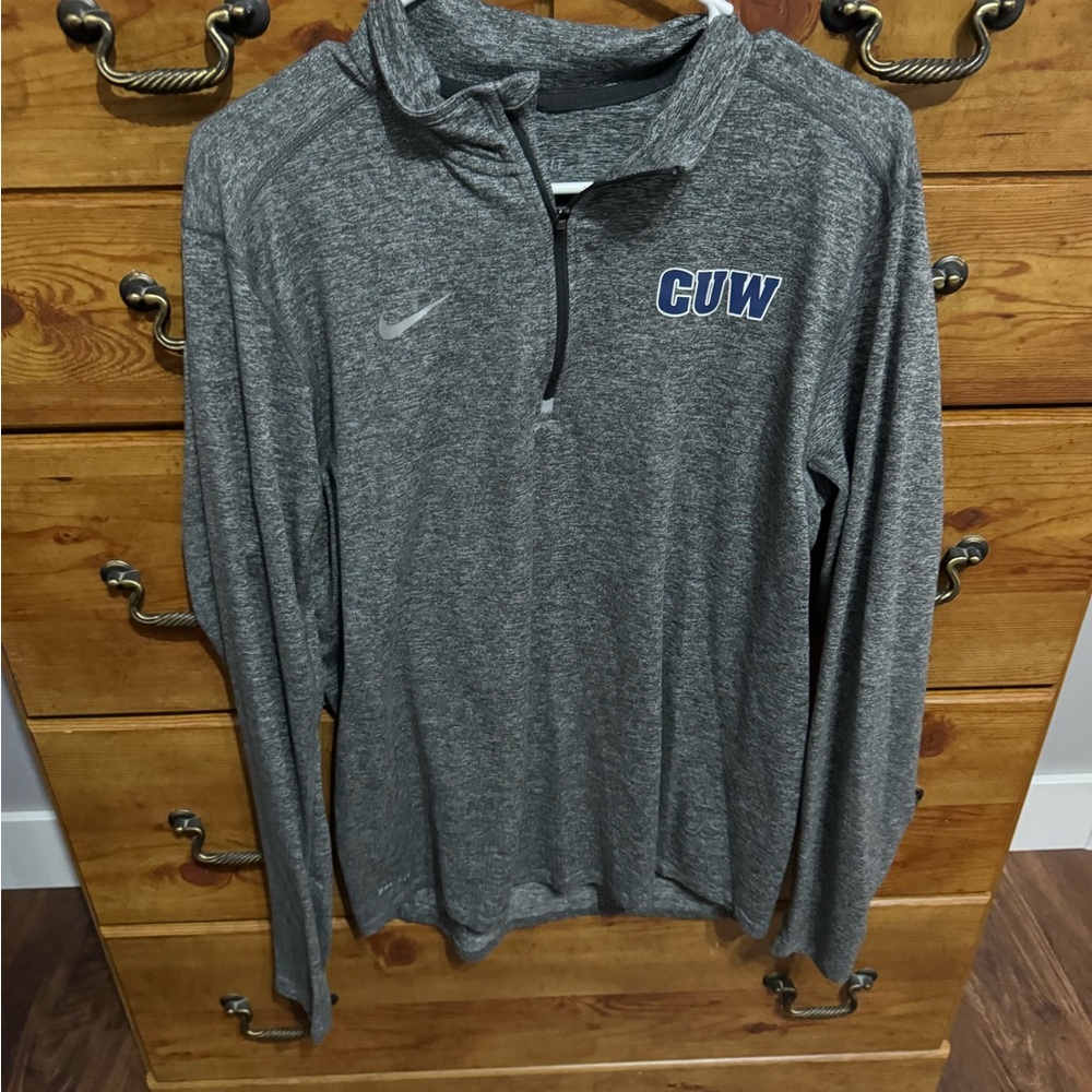Nike Gray Quarter-Zip Concordia CUW